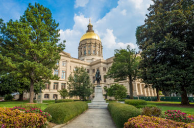 An image of the state capitol building in Atlanta, Georgia.