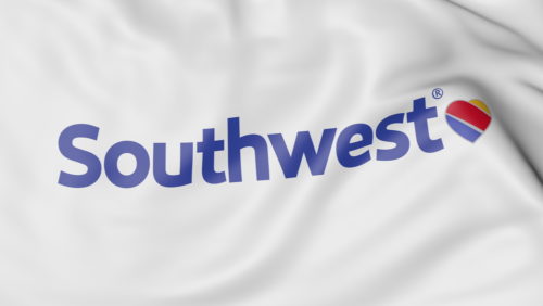 An image of the Southwest Airlines logo.