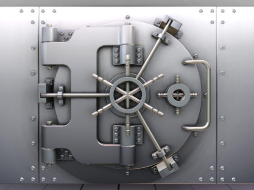 An image of a bank vault.