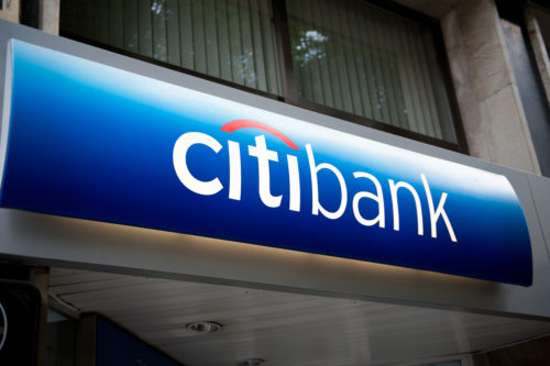 An image of the Citibank logo.