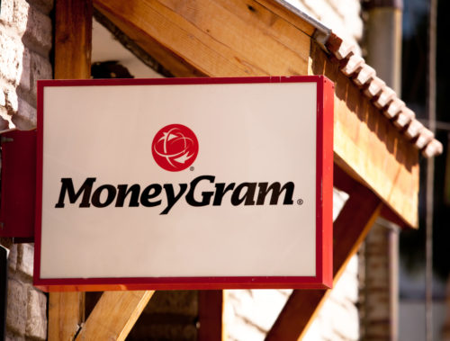 An image of the exterior of a MoneyGram branch.