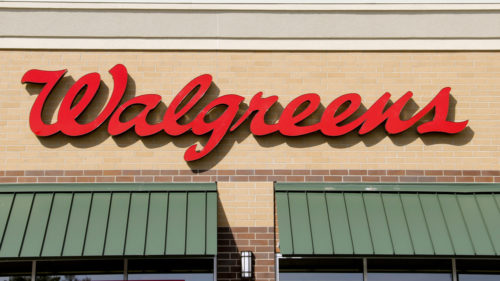 An image of the exterior of a Walgreens store.