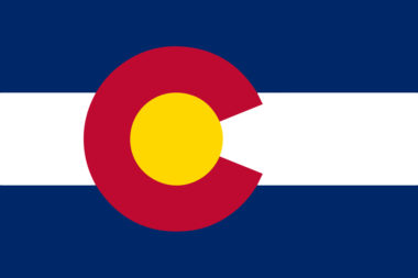 An image of the Colorado state flag.