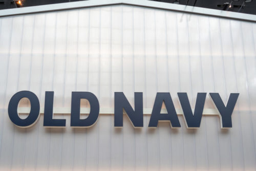 An image of the exterior of an "Old Navy" store.