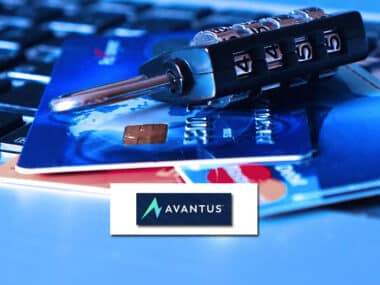 credit cards and Avantus LLC graphics logo